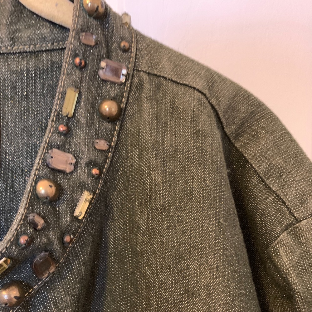 Olive Green Jean Jacket